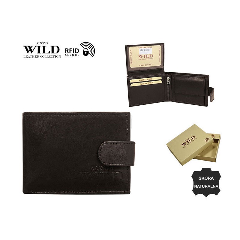 Гаманець чоловічий Always Wild N00IT-SCR D.BROWN Гаманець чоловічий Always Wild N00IT-SCR D.BROWN